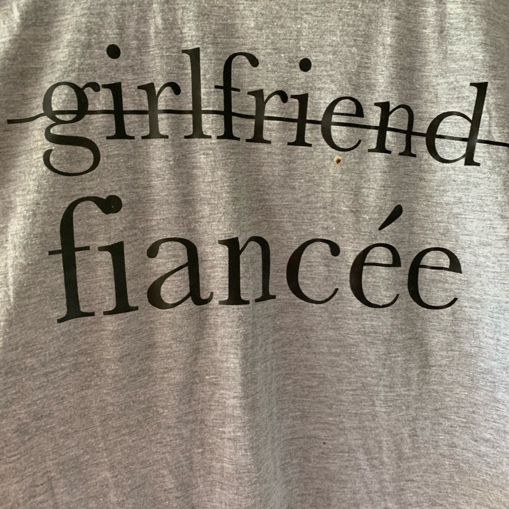 Girlfriend to fiancé upgrade tee shirt